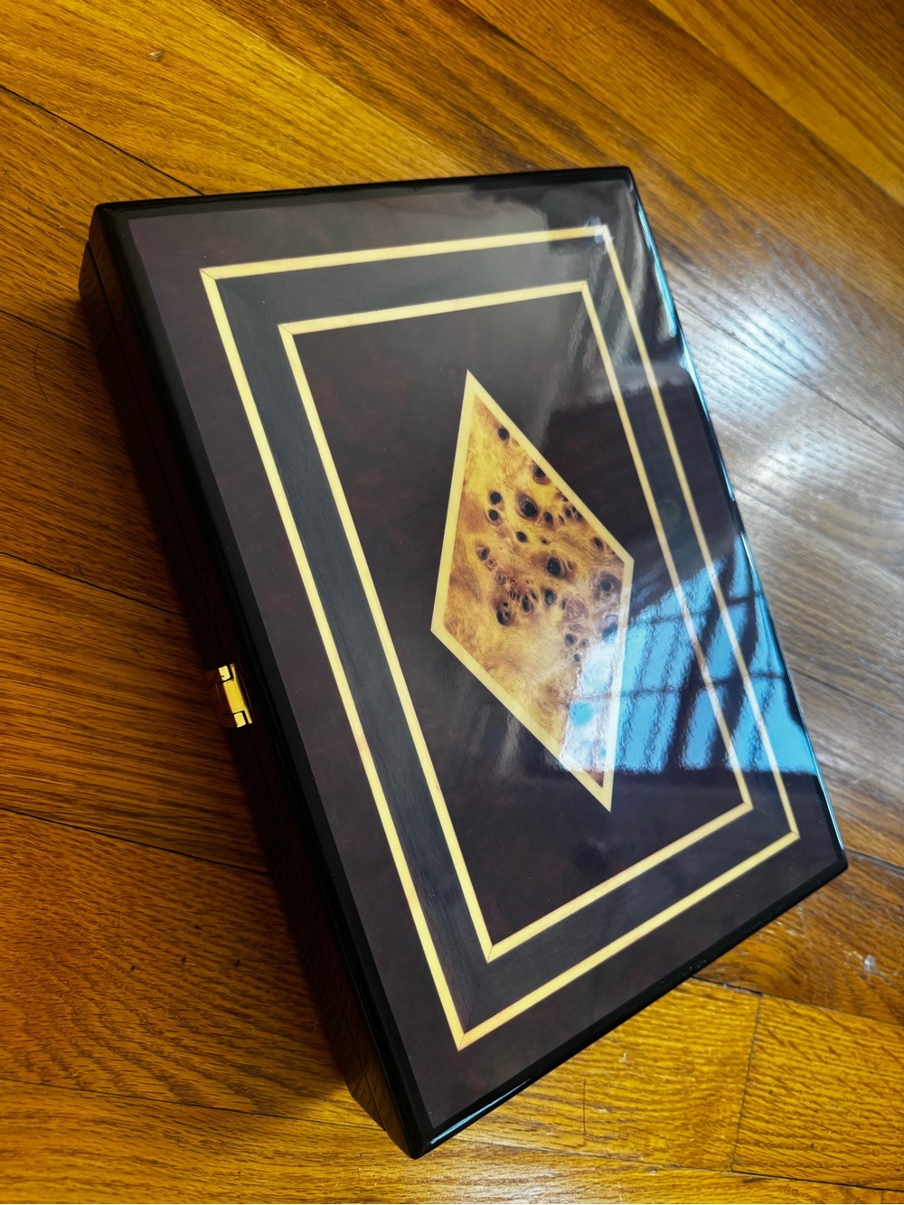 Luxury Poker Chip Set Wooden Case